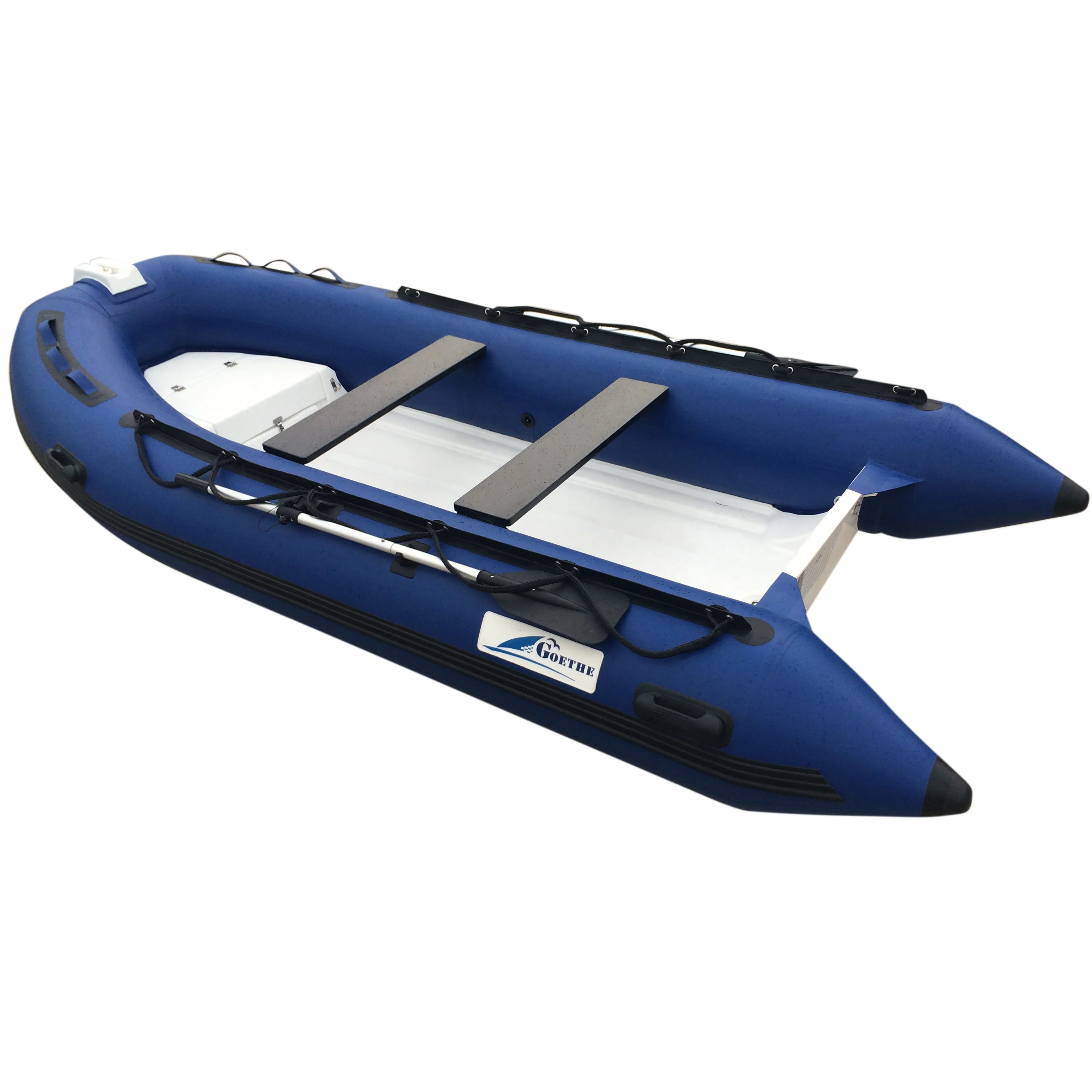Goboat RIB390 3.9M 13ft Factory Direct 390 Aluminum Rigid Boat Rib Hypalon Inflatable Boat For Sale RIB390