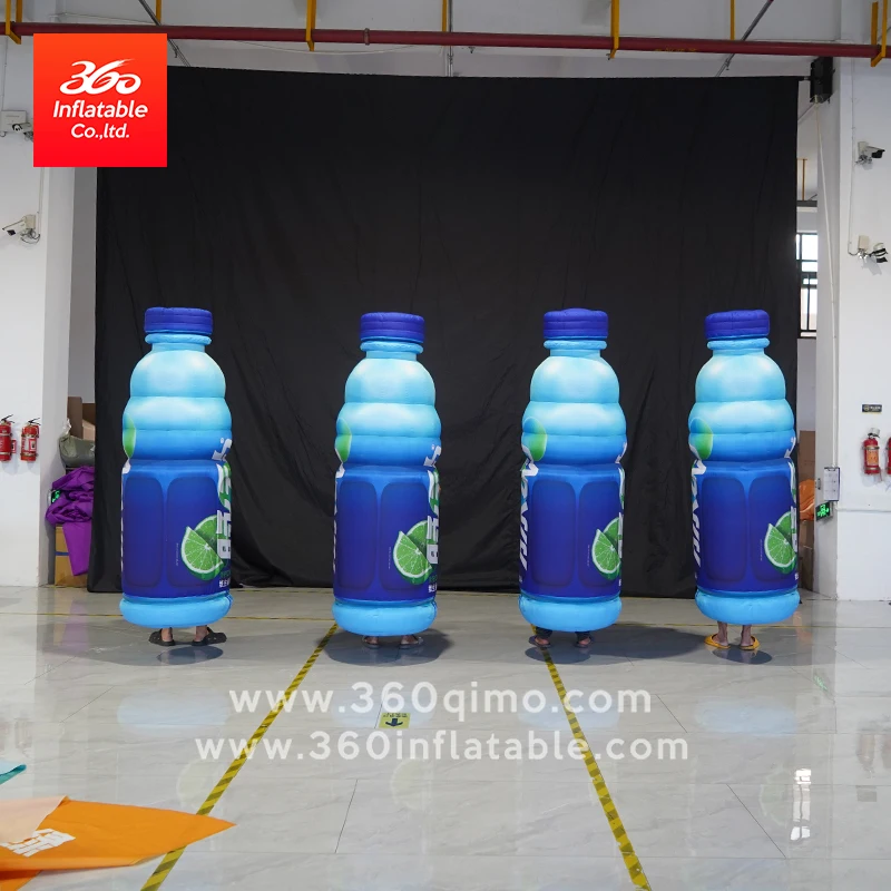 Giant Custom Event Drink Can advertising inflatable design large Cartoon bottle Inflatables for Sale