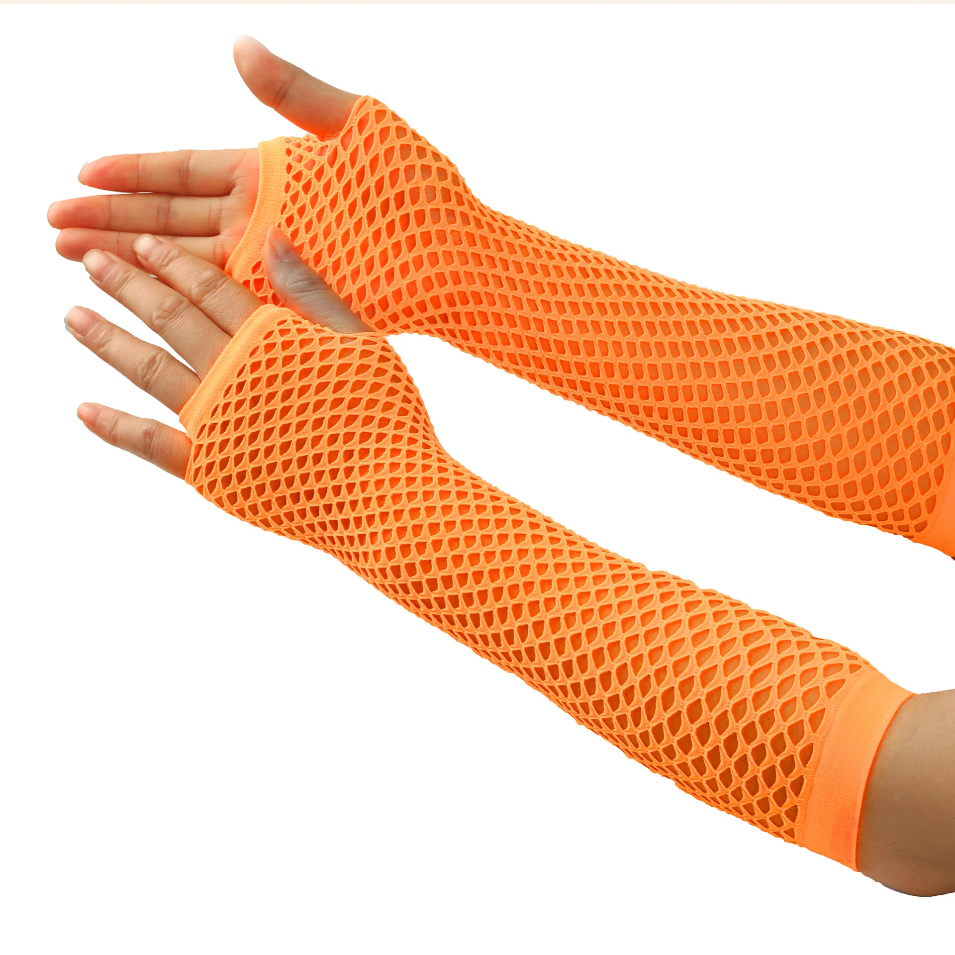 Ladies Opera Wedding Bridal Evening Party Prom Costume Accessories Long Fingerless Fishnet Sexy Gloves Woman