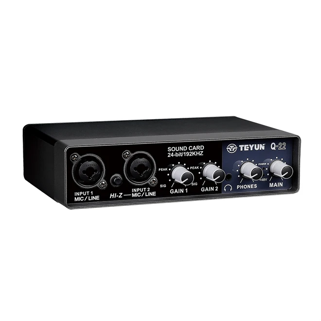 Professional New Products Digital sound card line-level signals Audio Interface M