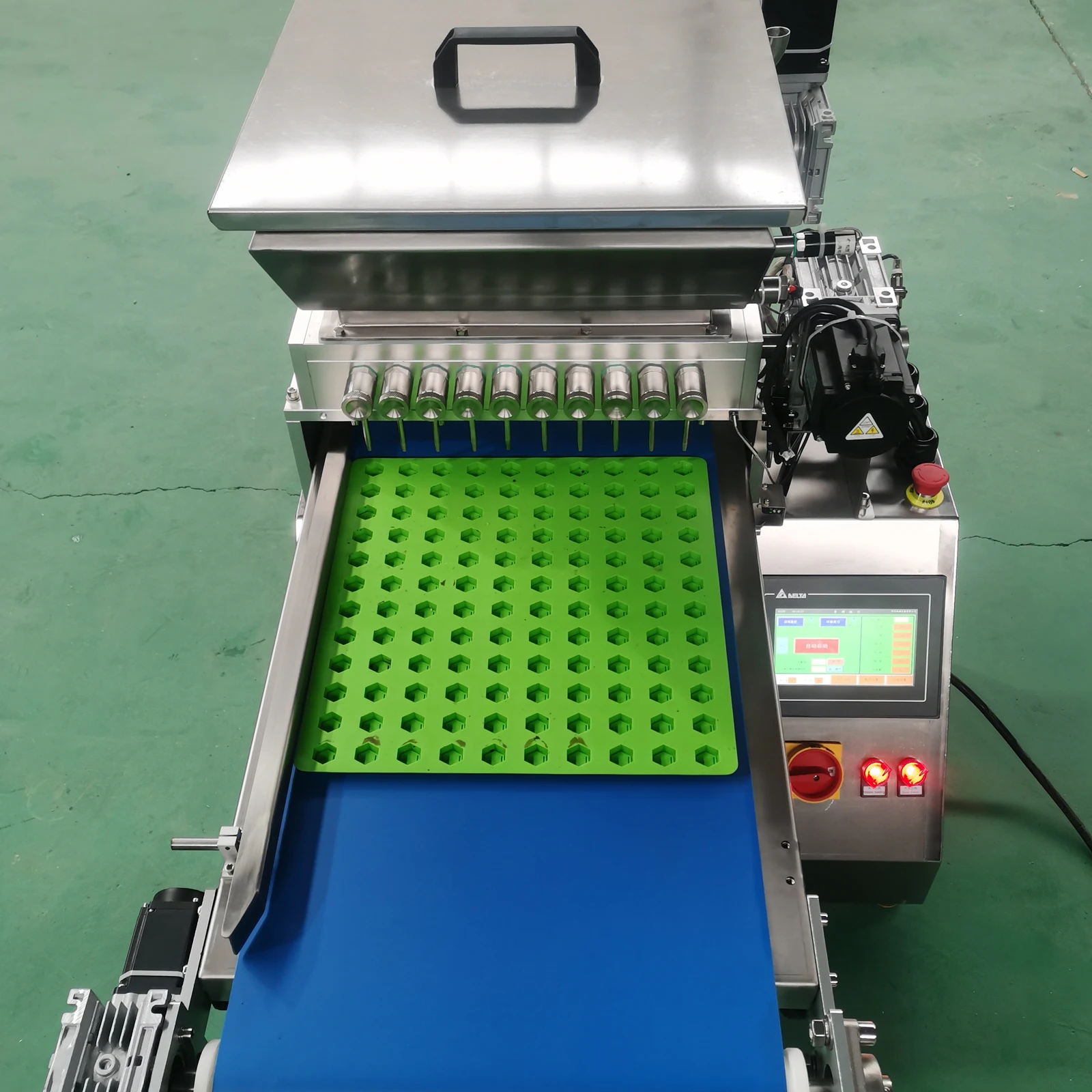 Hard Lollipop Soft Fruit Jelly Fish Shape Die Form Production Candy Make Machine Full Automatic