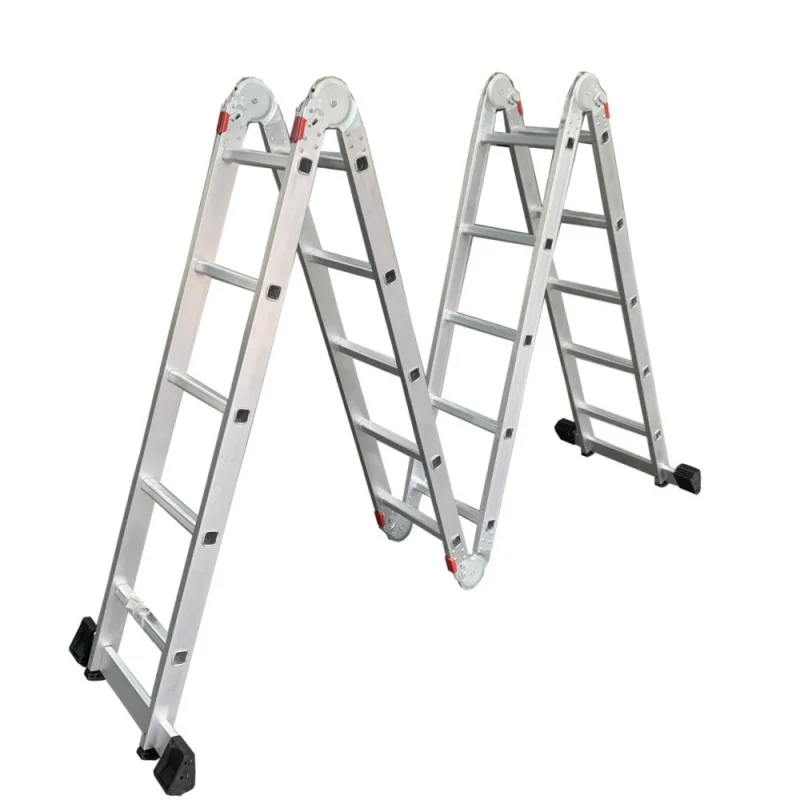 handrails and wheels warehouse climbing ladder Aluminum echelle