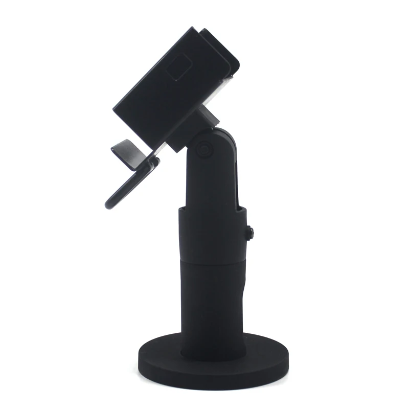 Black plastic credit card holder metal stand for pos base for verifone