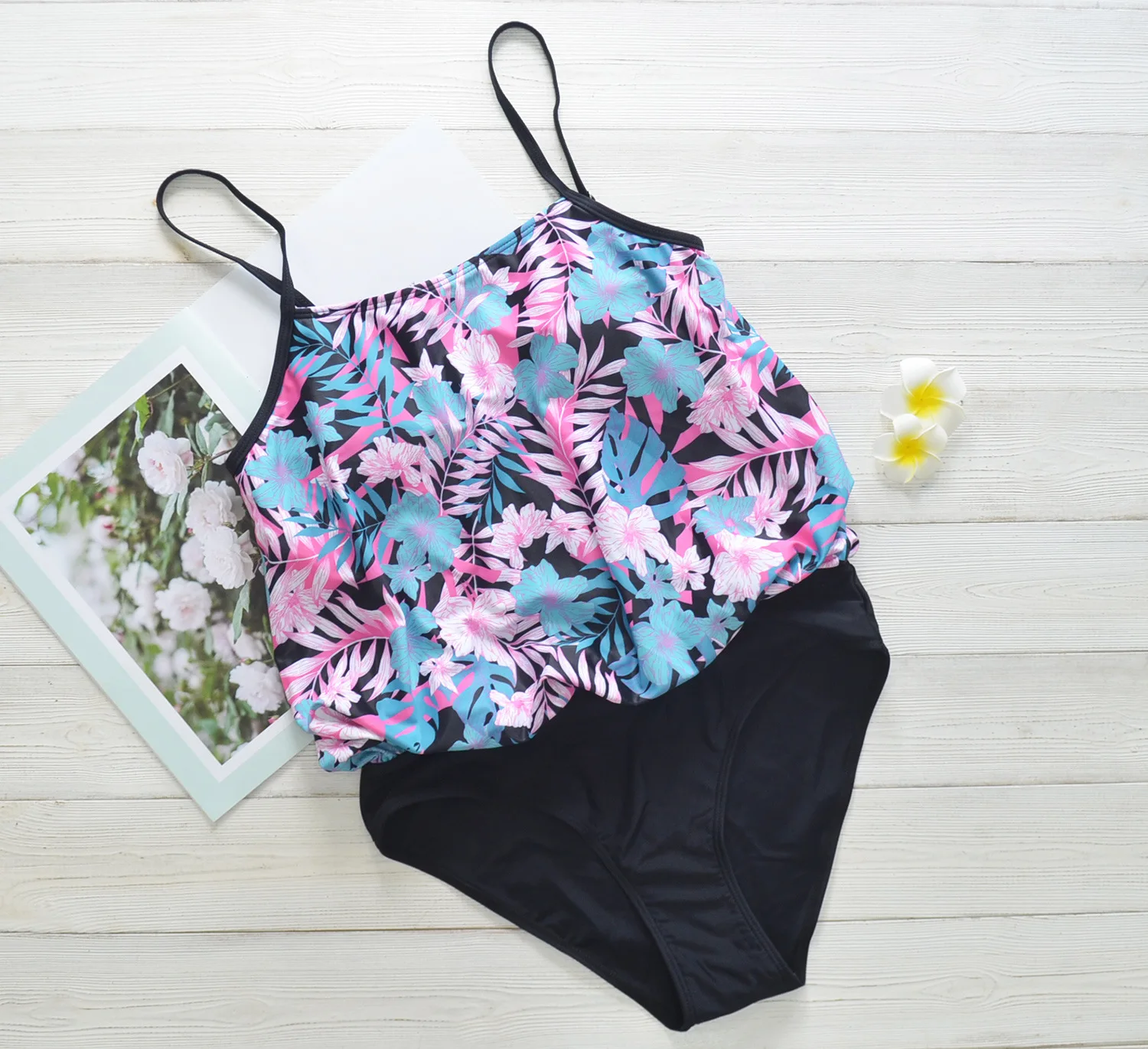 Bikini Euro American sexy one piece printed swimsuit Women Beach Bikini