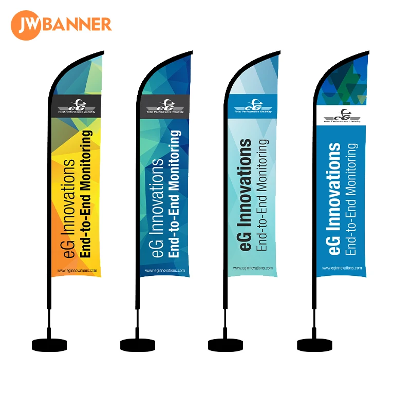 Windless Advertising Swooper Flag Flutter Advertising Swooper Custom Feather Banner Flags