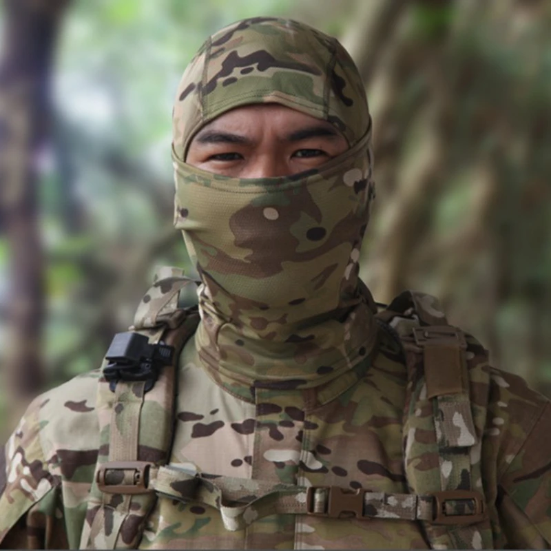  Тактическая Военная Балаклава CP шарф на все лицо шейный утепленный головной для улицы охоты велоспорта походов катания лыжах армейская камуфляжная