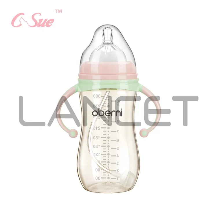 Baby products for sale 240ml/300ml milk bottle baby care product feeding bottle wholesale baby wide neck PPSU feeding bottle