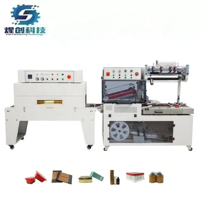 Fully Automatic L Type Heat Shrink Wrapping Packing Machine, Automatic Shrink Wrap Machine For Case Box