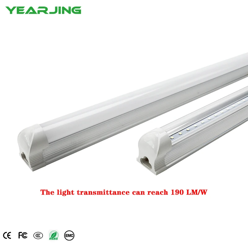 New design indoor lighting high lumen energy saving super bright fluorescent t5 t6 t8 led tube light led tubes