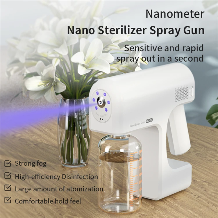 Professional Supplier electrostatic Disinfect Nano Portable Disinfecting Disinfectants ion spray