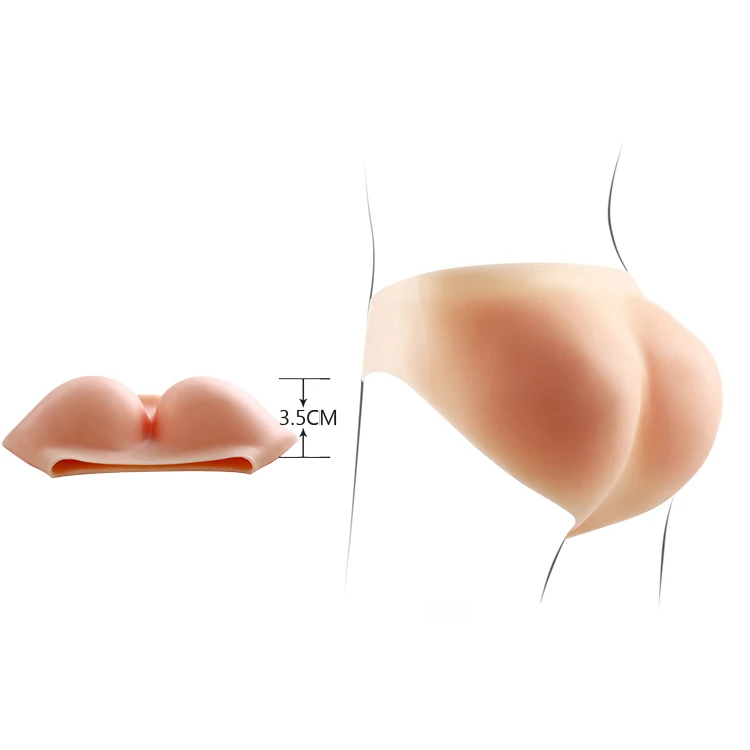 Upgrade One Piece Briefs Butt Enhancer Silicone Buttock Hip Panty Silicon Panties Crossdresser Underwear Butt Pads Buttocks