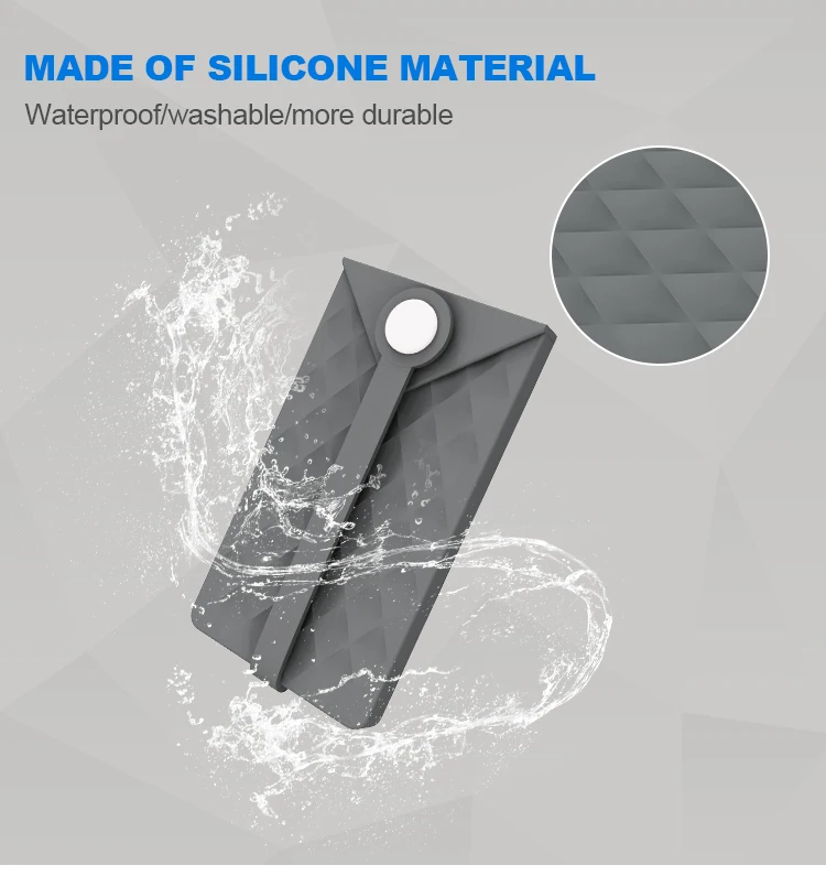 Signal-blocker  Silicone Car Key Case Cover Modern Keychain Keys Bag Holder Styling Accessories