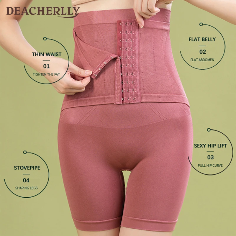 gaine culotte ventre plat Seamless Shapewear High Waist Shorts Women Corset Flat Belly Panties Body Shaper