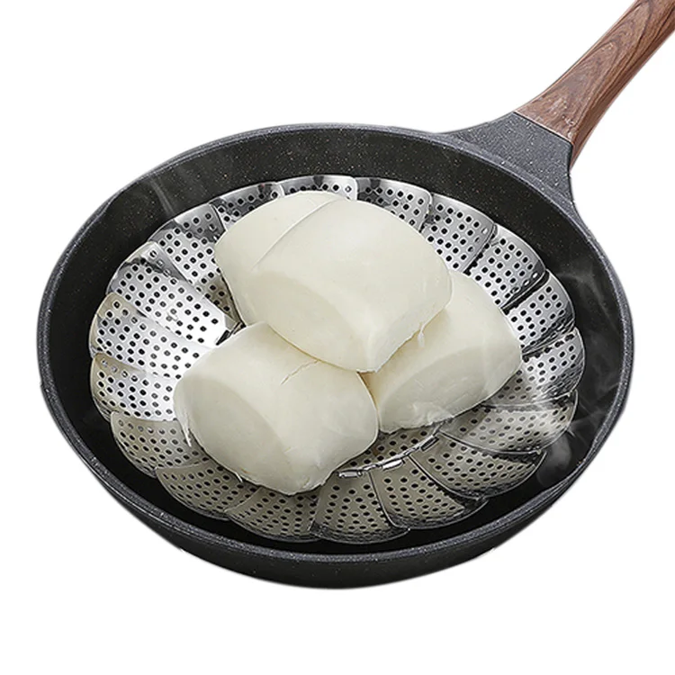 Factory Price Multifunctional kitchen accessories  Stainless Steel Folding Retractable removable Portable steam tray