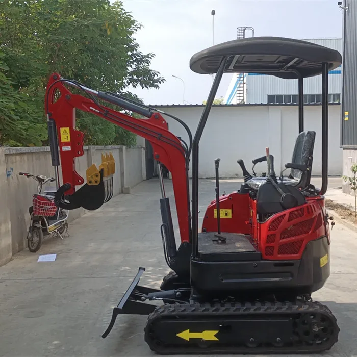 TOHO 1.5 ton small mini excavator multi function digger price for wholesale