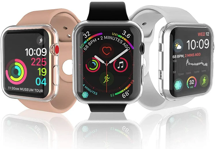  Лидер продаж прозрачный чехол из ТПУ для Apple Watch iWatch 38 40 42 44