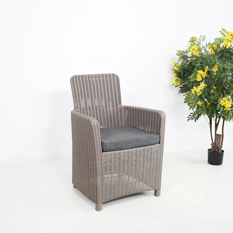 Hot Sale Outdoor Furniture Home Used Rattan Design Arm Chair For Dinner