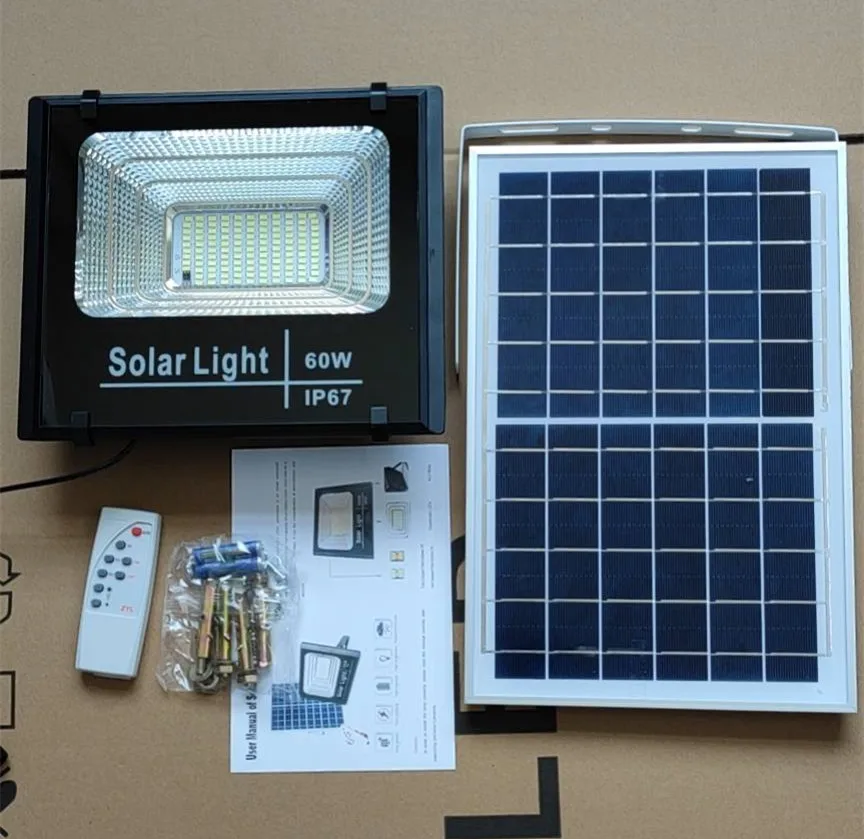 Garden Security Solar Powered Floodlight Reflector 400W 25W 40W 60W 100W 200W 300W LED Solar Flood Light