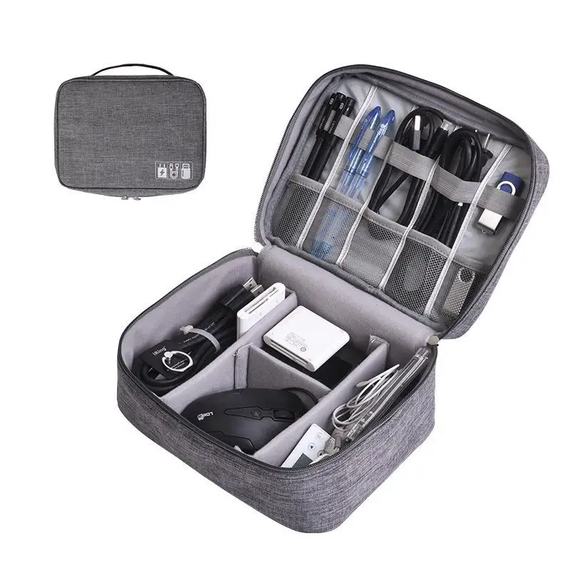 Wholesale Multifunction Electronic Accessories Travel Cable Organizer USB Charging Cable Digital Storage Bag