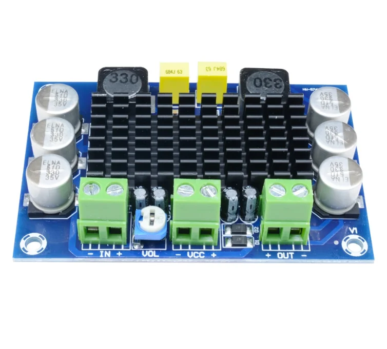 10000 TPA3116D2 моно 100 Вт плата цифрового усилителя, цифровая аудиомощность, DIY HIFI Amp Модуль 12-26 В постоянного тока