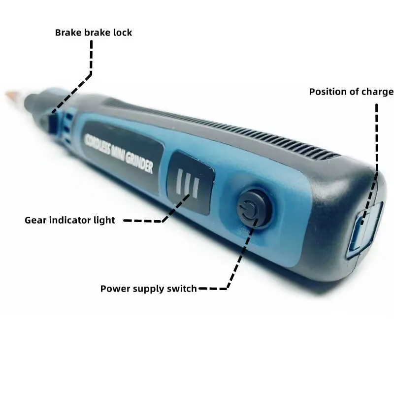 Multi functional electric mill rechargeable power tools 3.6V lithium mini electric mill