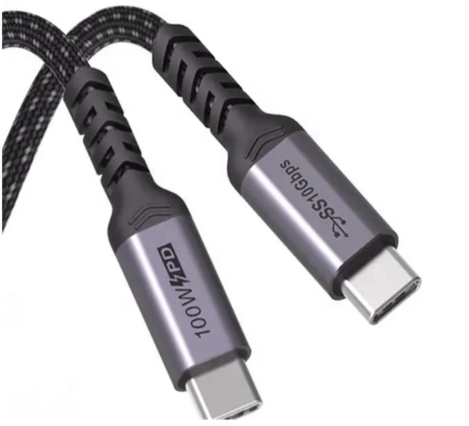 
3,1 Type-C Gen2 10G E-mark 4K USB C к USB C кабель PD 100 Вт 10 Гбит/с Type C USB3.1 Быстрый PD кабель для Macbook Pro Quick Charge 