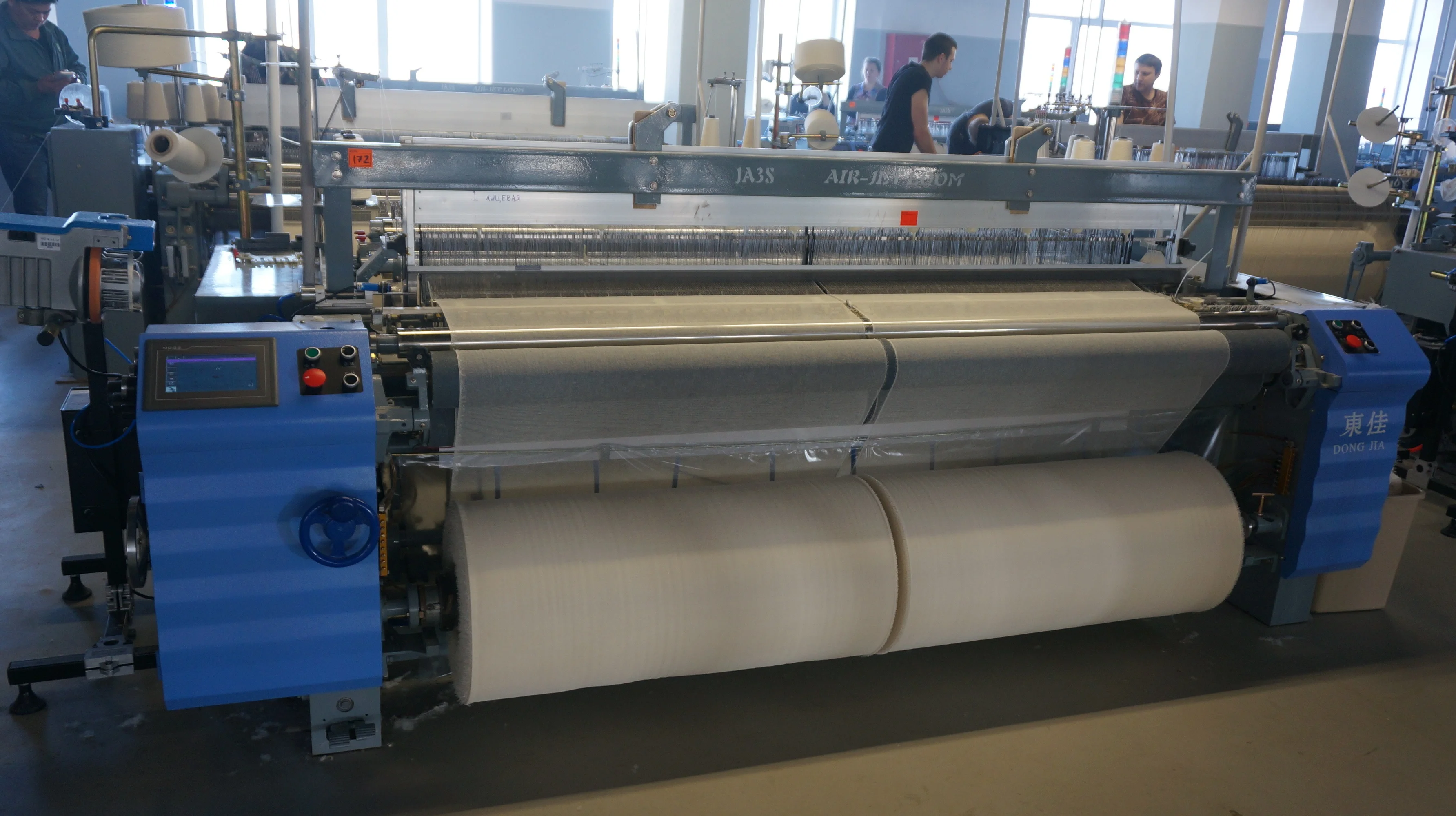 Factory Direct Price Air Jet Loom Fabric Medical Gauze Weaving Machine Air Jet Loom With Air Pump