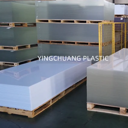 Yingchuang 1220x2440mm 1220x1830mm clear PS polystyrene sheet for advertising