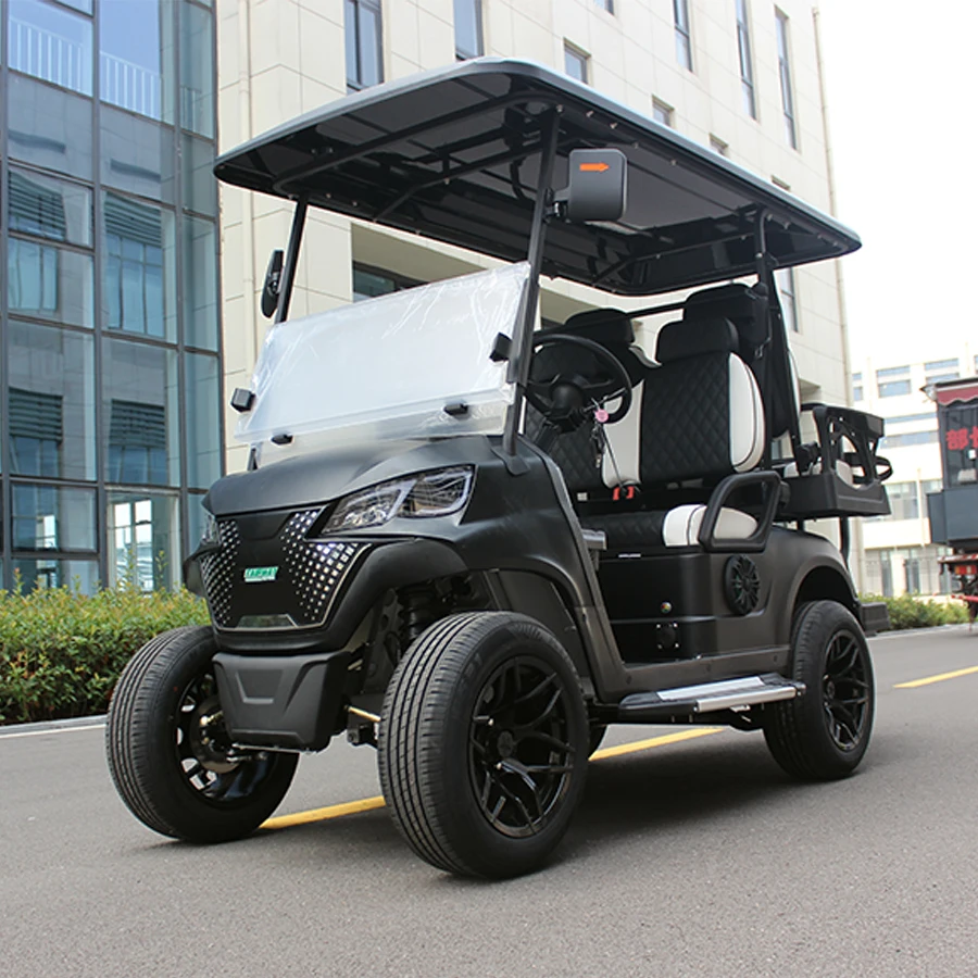 Free Shipping Lifted 2+2 4 Passenger Golf Car Brand New 4 Wheel Electric Club Car Golf Cart For Sale