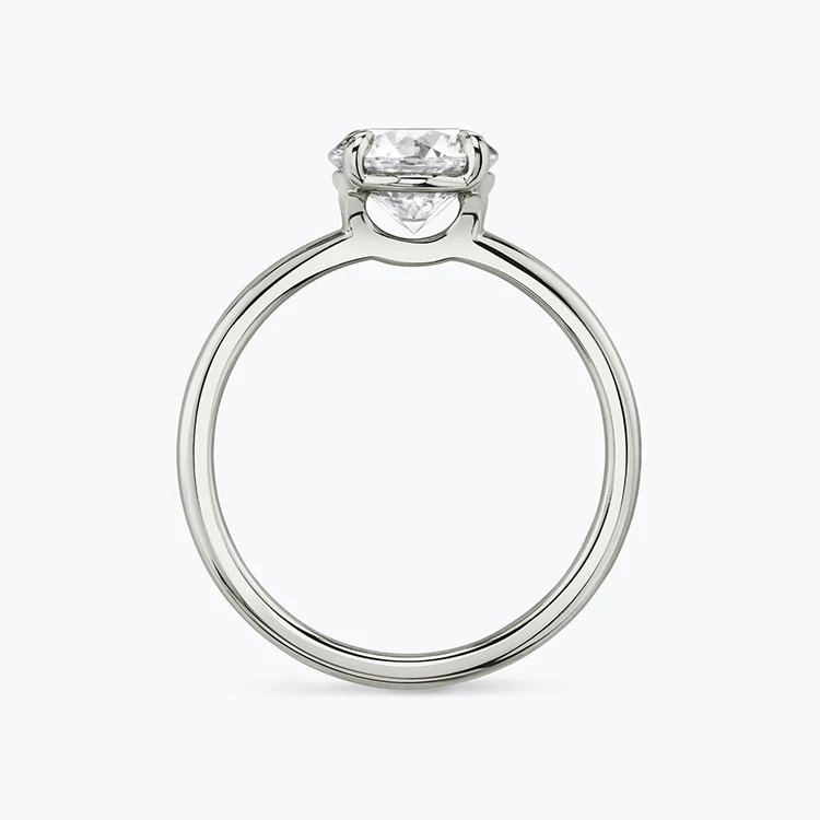 MEDBOO Fashion Jewelry Platinum PT990 1.5CT VSS Round Brilliant Cut Moissanite Diamond Luxury Engagement Rings For Women