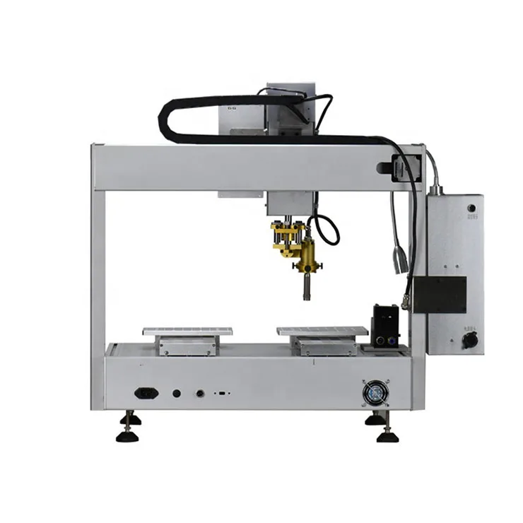 
Plane side spot welding drag welding explosion-proof tin automatic soldering robot Four-axis desktop soldering robot 