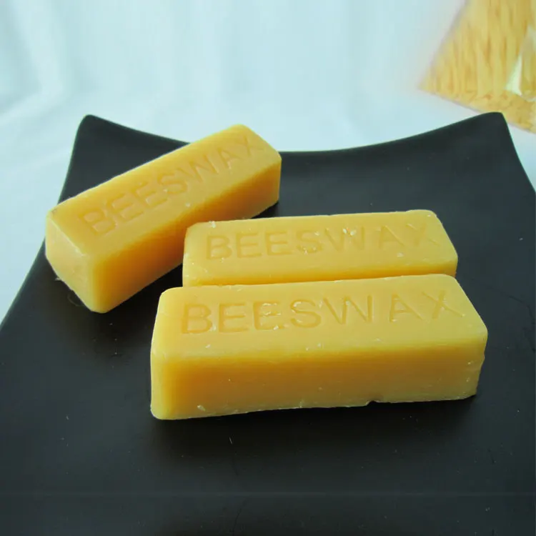 Factory Supply High Quality Pure Beeswax for Cosmetic Candle Yellow Natural Block Bee Wax