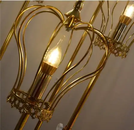 New European Iron Crown Wedding Road Lead WIth LED Light For Wedding Event/Party Decoration