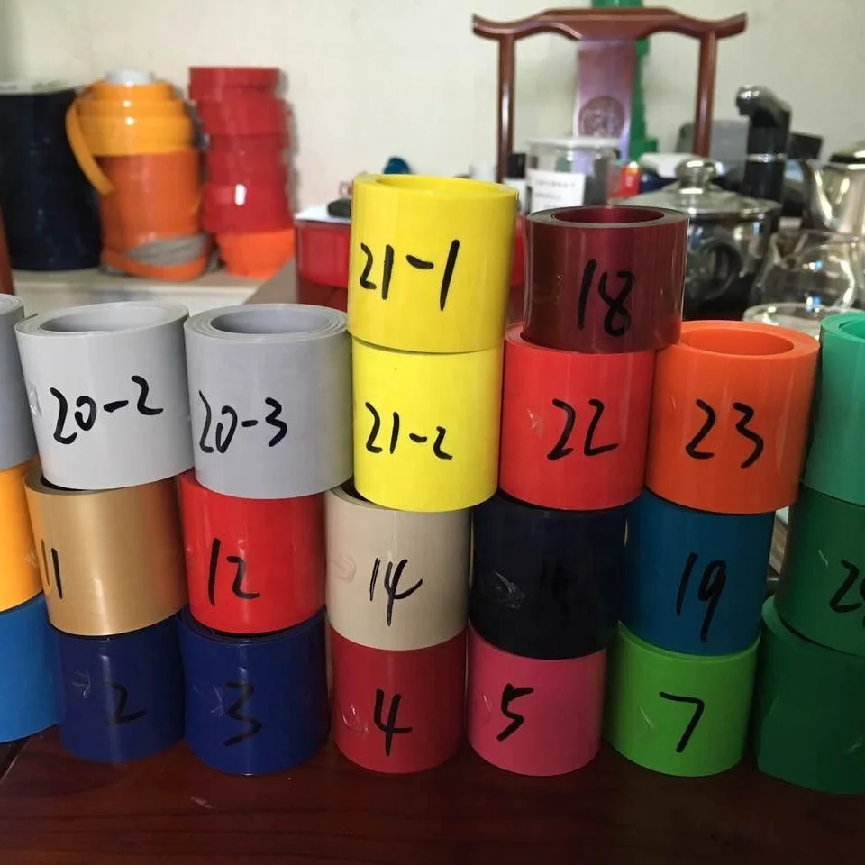 Plain film shoelace tipping film use for tipping machine