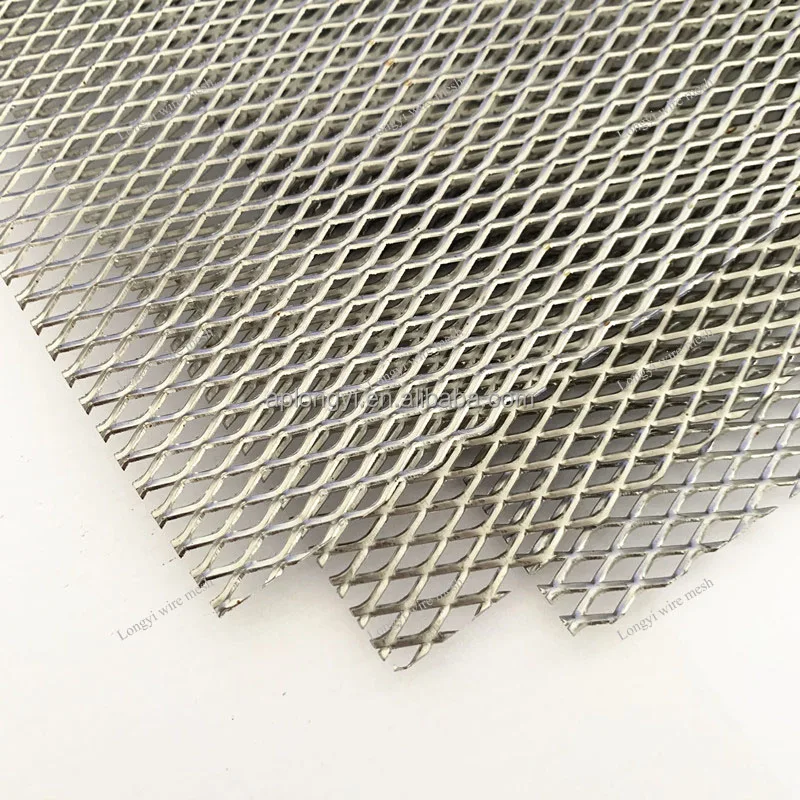 Aluminium expanded mesh 2x3mm hole 0.3mm thickness aluminium expanded metal mesh
