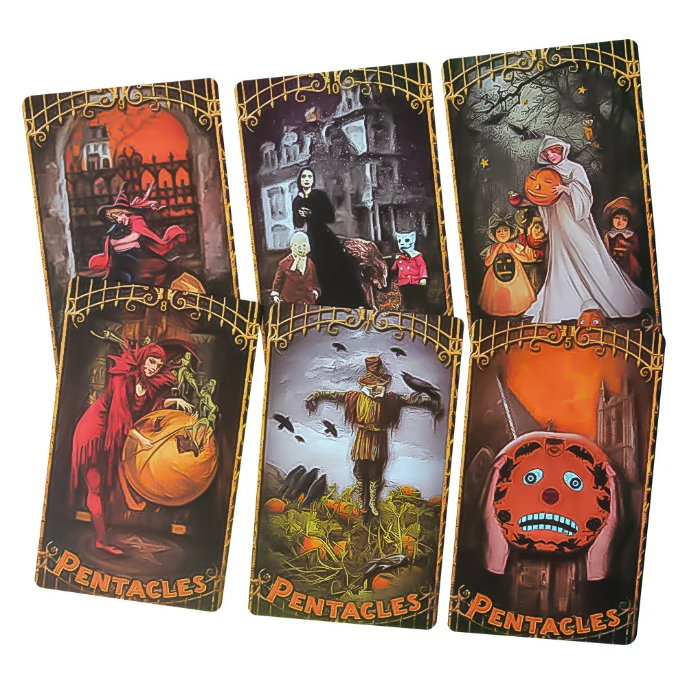 Top Quality Paper Caras Del Tarot Deck Russian Black Tarrot German Printing Custom Tarot Cards Board Game