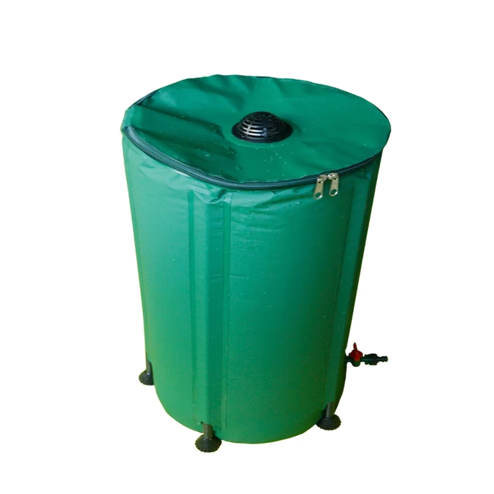 Garden Rainwater Reservoir 750l Flexible Water Barrel Rainwater Collection Foldable Rain Water Barrel