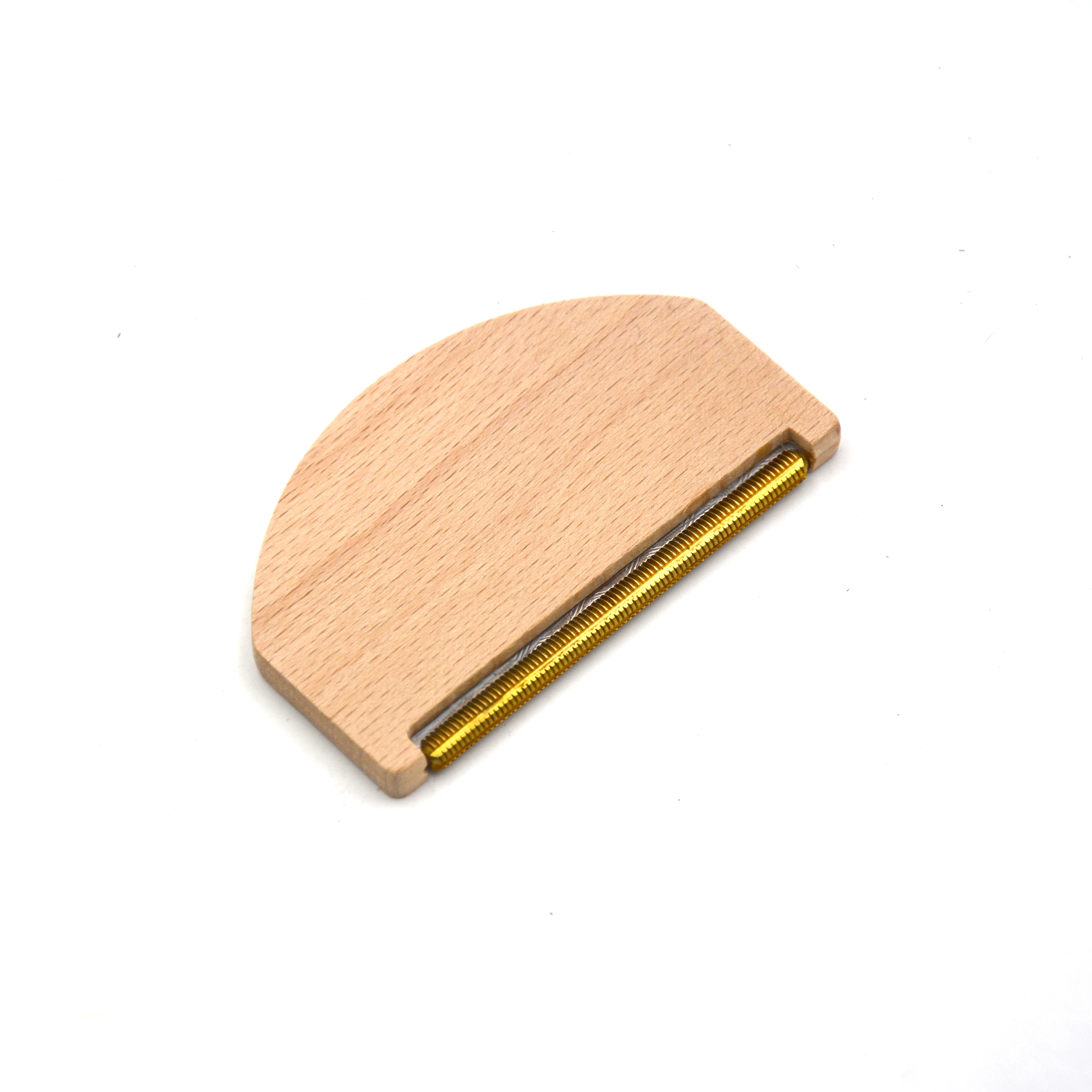 
wooden beech and copper cashmere wool cashmere comb sale 