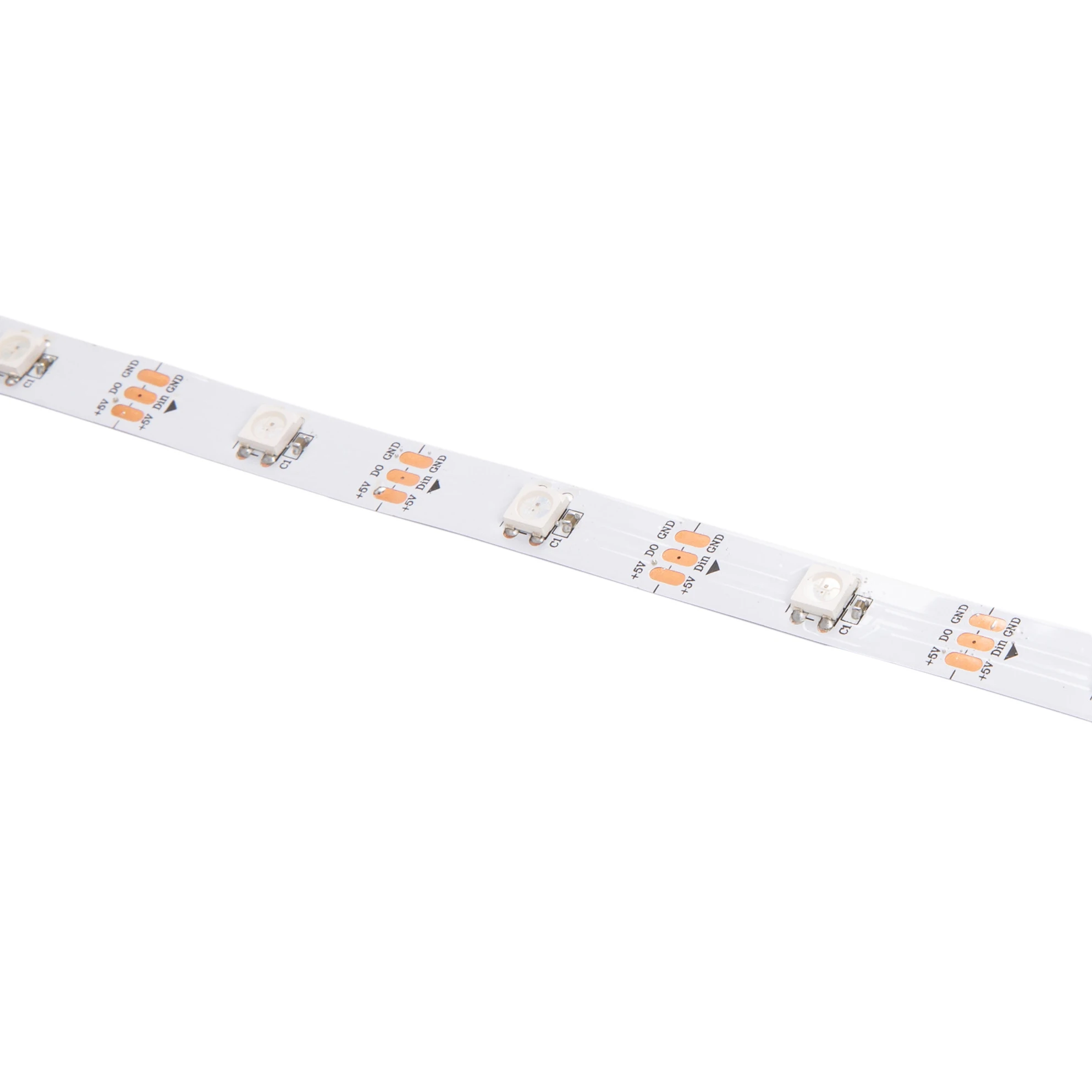 Glite IP20 Non-waterproof ws2812 RGB Pixel Strip 30LEDS/m 5050 SMD DC5V 2812 RGBIC Addressable Light Strip