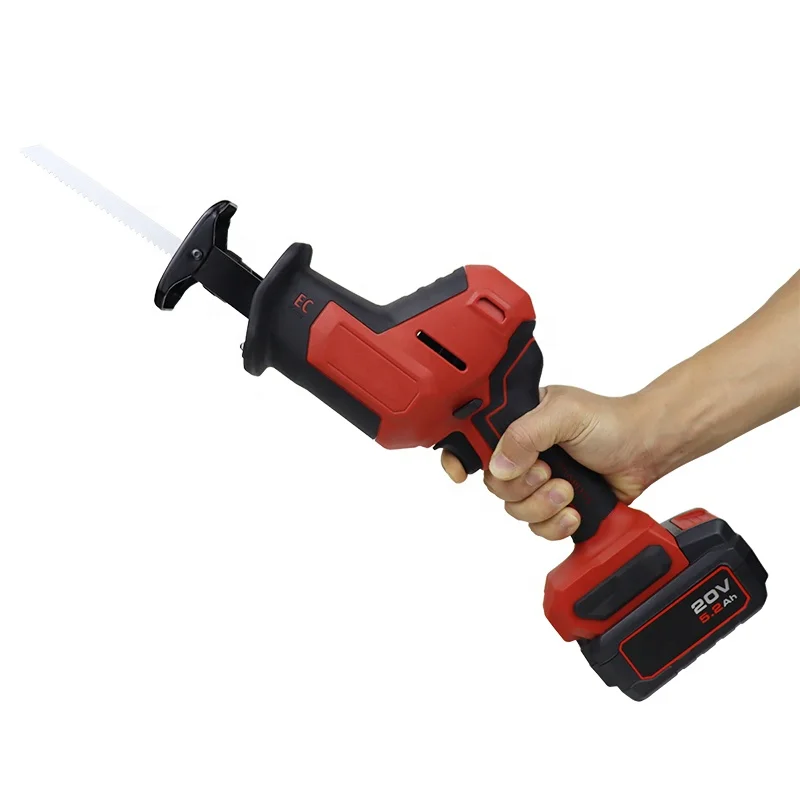Professional Supply Sales Electric Power Cordless Portable Saber Saw Wood Bamboo Saw Reciprocating Saw Battery OEM Red 220V 600W