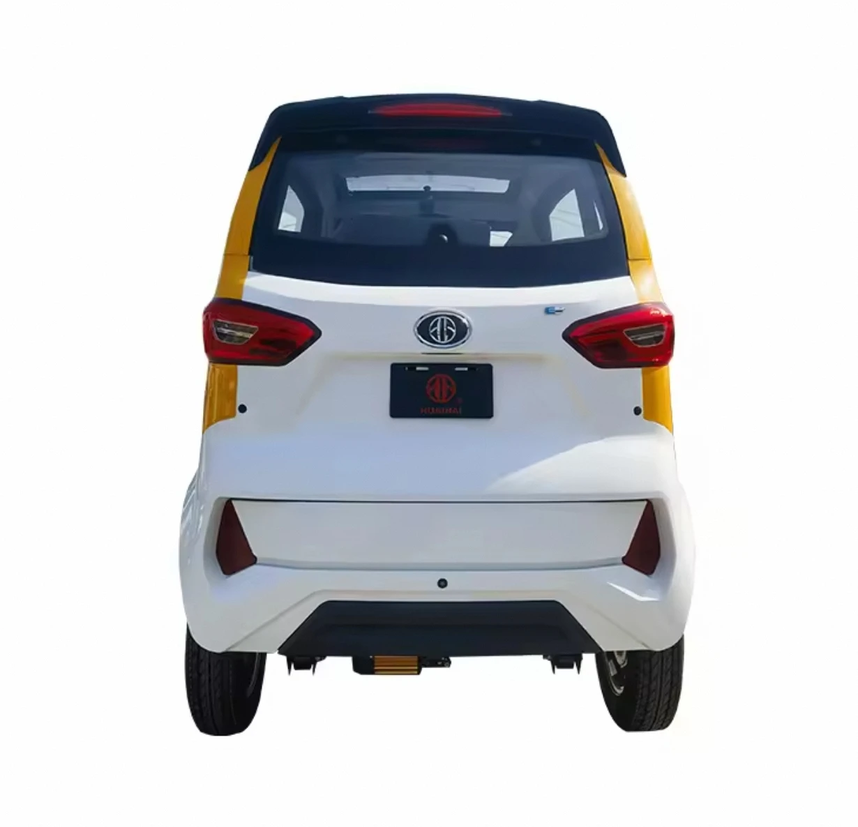 Mini electric car, leather seat, single drive motor, long range lithium battery, multi-function front wheel, fashionable