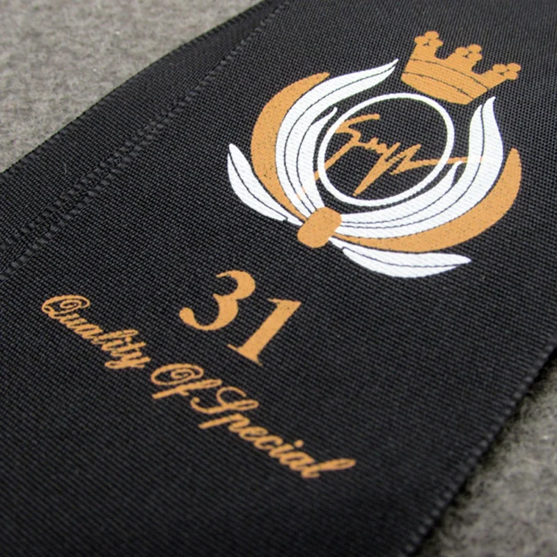 Camel Printing Woven Labels For Clothing
