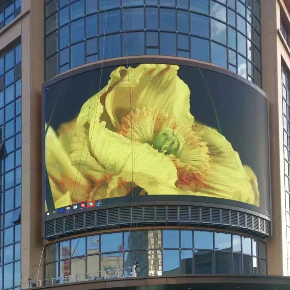 High brightness P5 P6 P8 P10 Outdoor digital LED advertising electronic billboard display LED video wall display
