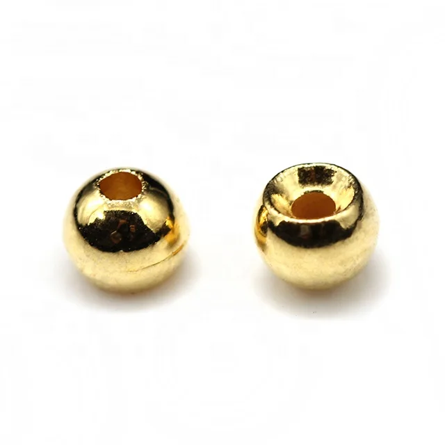 Fly tying Beads Countersunk Brass Beads Fly Fishing Gear Lighter Nymphs