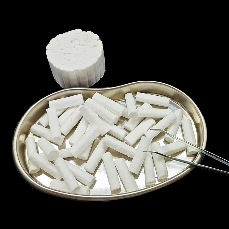Wholesale Dental High Absorbent Gauze Medical Non Sterile 100% Dental Cotton Rolls With Dispenser For Surgery Dentists