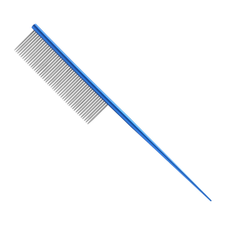 Factory Price Professional Stainless Steel Pet Cat Dog Hair Dematting Grooming Comb Tool for Removing Tangles and Knots
