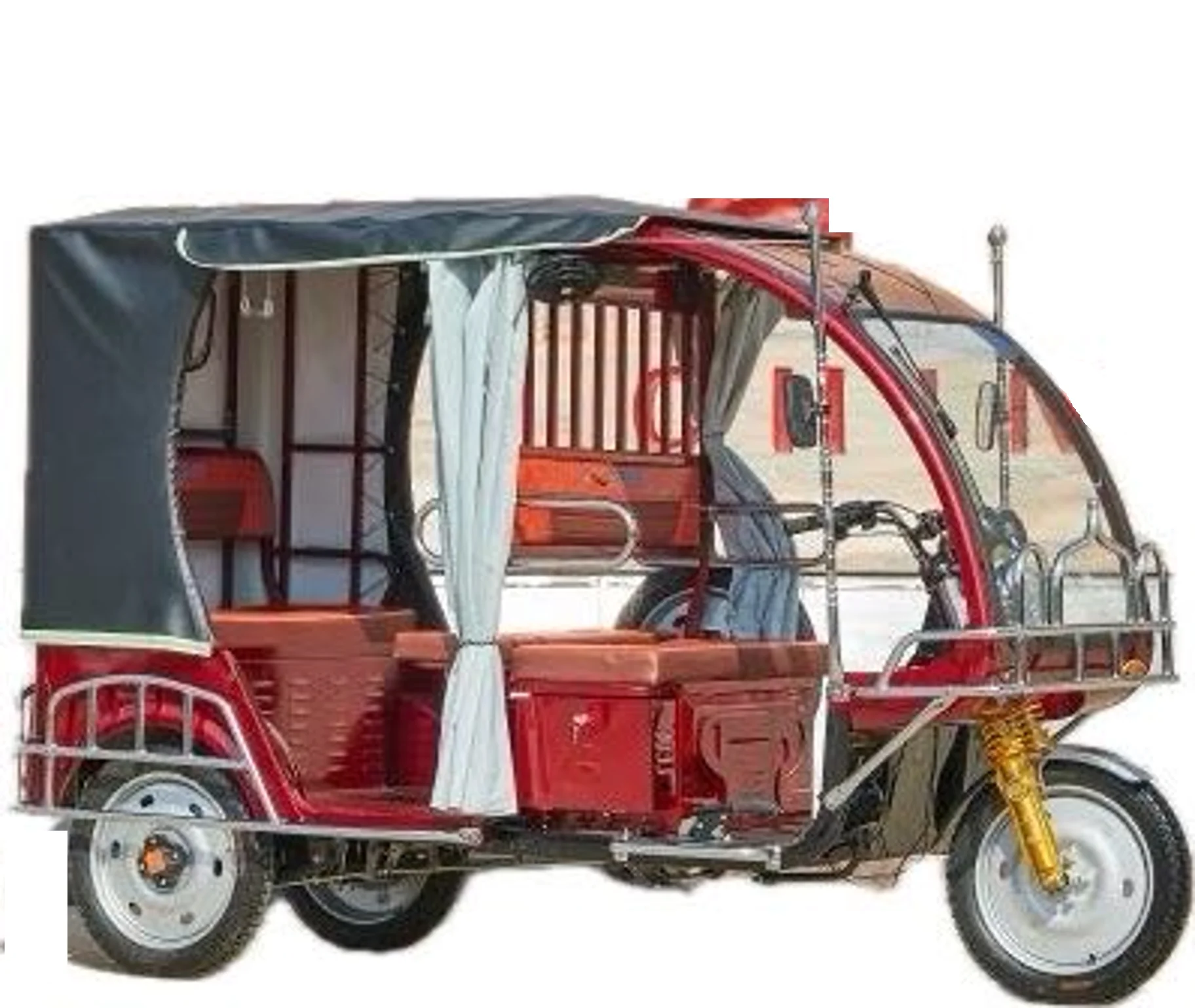 Three Wheeler for Passenger High Power Engine Auto rickshaw For Public Transport Auto Rickshaw