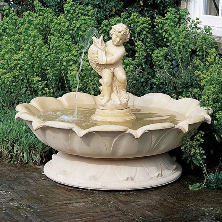 Natural Marble Stone Lotus Flower