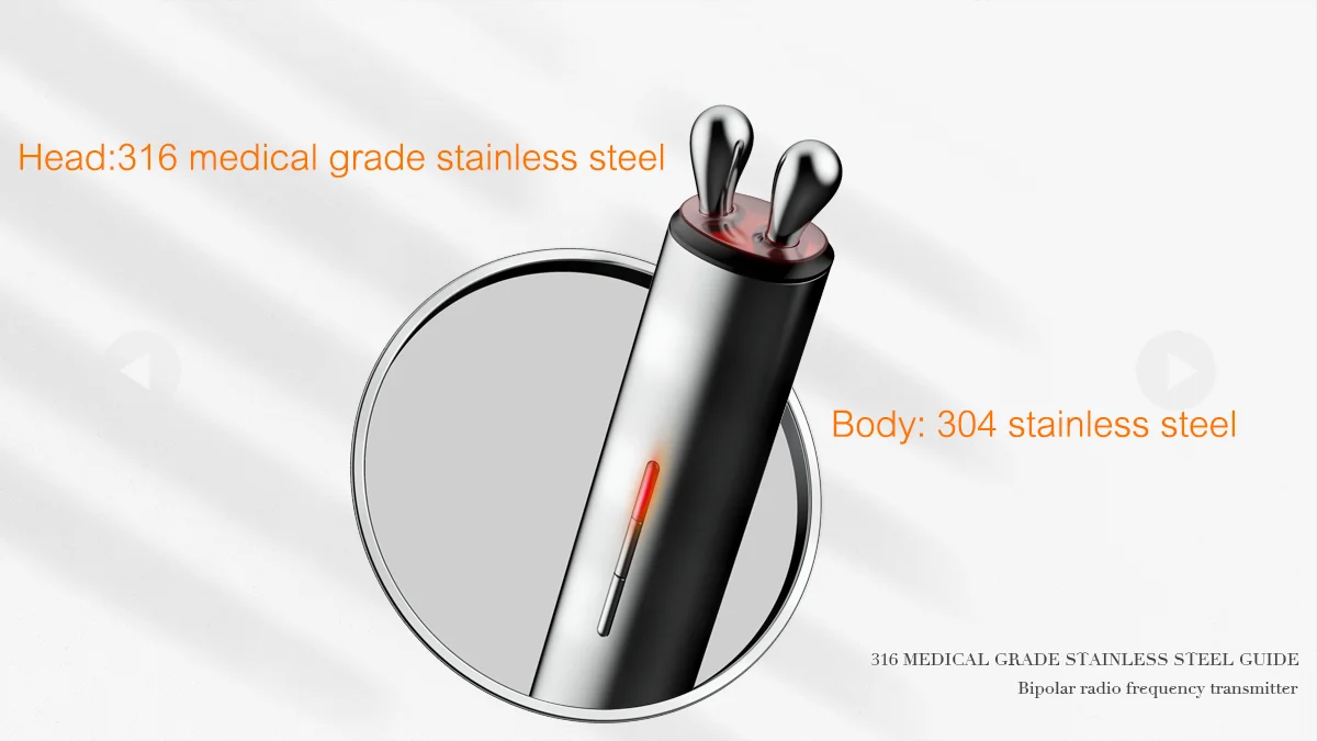 Experience Effective Facial Massage with 3D Rotation RF EMS and Red Light Therapy smart eye massager