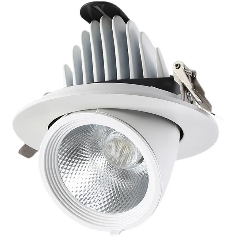 Full Spectrum Elephant Nose Lamp with LED for Indoor Plants & Flowers Aluminum Body Green Wall Cob Spotlights Gardening Growing